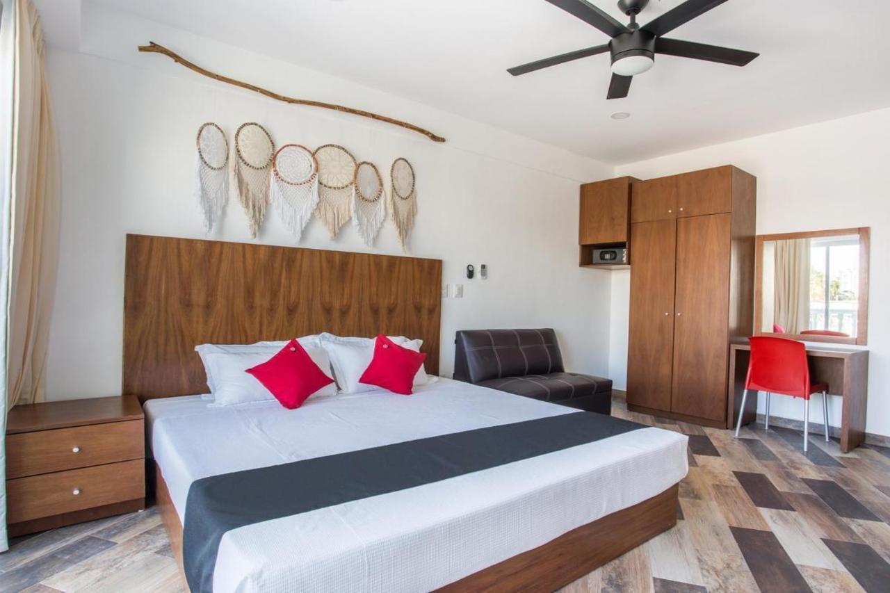 Capital O Cancun Ocean View, 칸쿤 외부 사진 A bedroom at the hotel