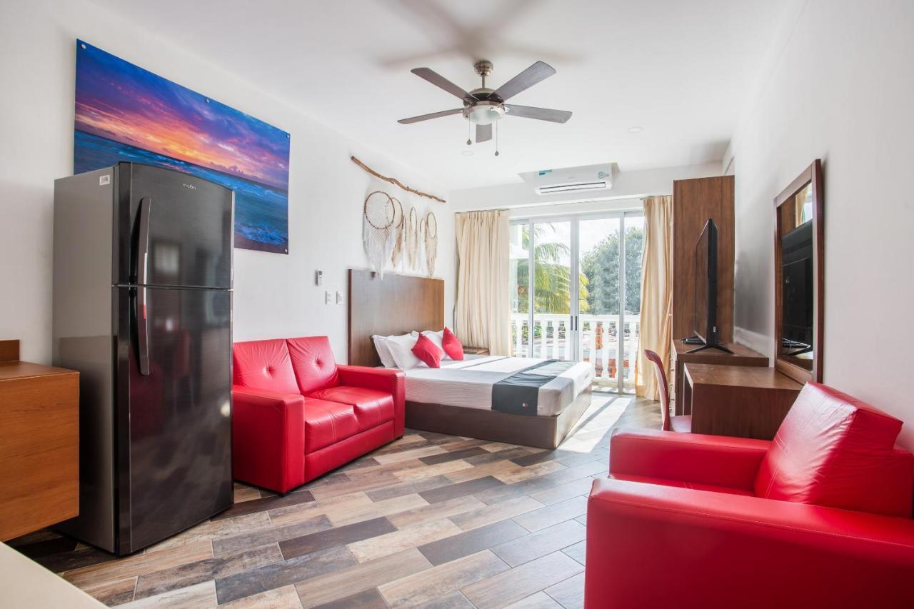 Capital O Cancun Ocean View, 칸쿤 외부 사진 A room at the hotel